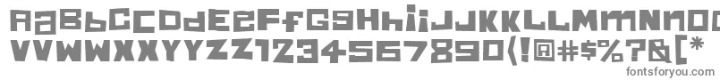 ChunkyMunkyOne-Schriftart – Graue Schriften
