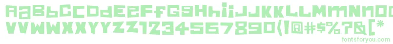ChunkyMunkyOne Font – Green Fonts on White Background