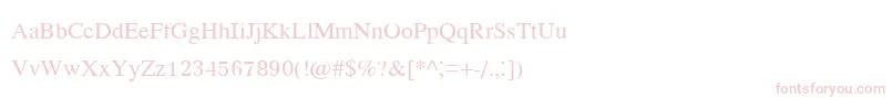 Kodchiangupc Font – Pink Fonts on White Background