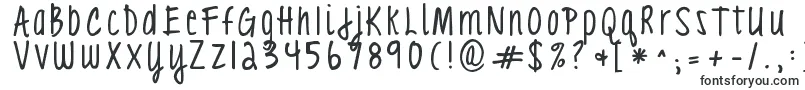Kgloveyouthroughit3 Font – Rabbit Fonts