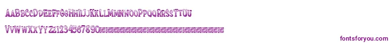 Extrasprinkles Font – Purple Fonts on White Background