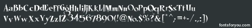 LhfMisterSpookyReg Font – White Fonts
