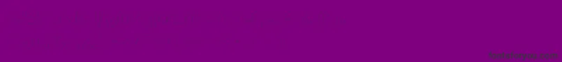 Czcionka MikelisLight – czarne czcionki na fioletowym tle
