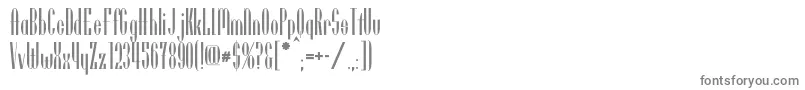 UtusiStarNormal-fontti – harmaat kirjasimet valkoisella taustalla