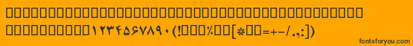 fuente BCompsetBold – Fuentes Negras Sobre Fondo Naranja