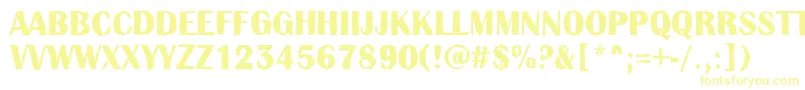 AlbionictitulbrkBold Font – Yellow Fonts