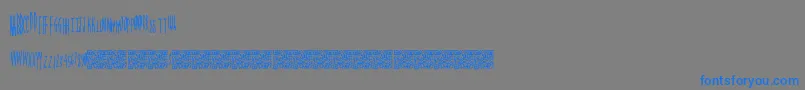 Magicalspringtime Font – Blue Fonts on Gray Background
