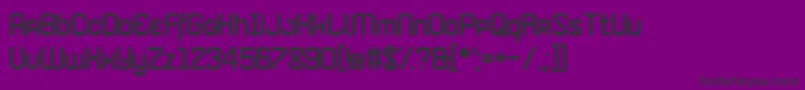 MerrimentHelicopter Font – Black Fonts on Purple Background