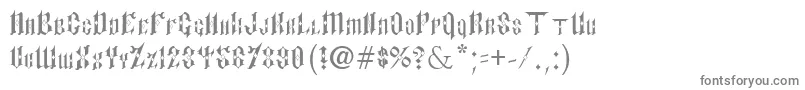 フォントPaulsSinnerFont – 灰色のフォント