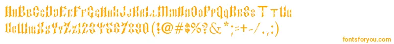 PaulsSinnerFont-fontti – oranssit fontit