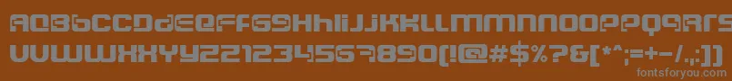 Шрифт DsCosmoSemiExpandedSemibold – серые шрифты на коричневом фоне