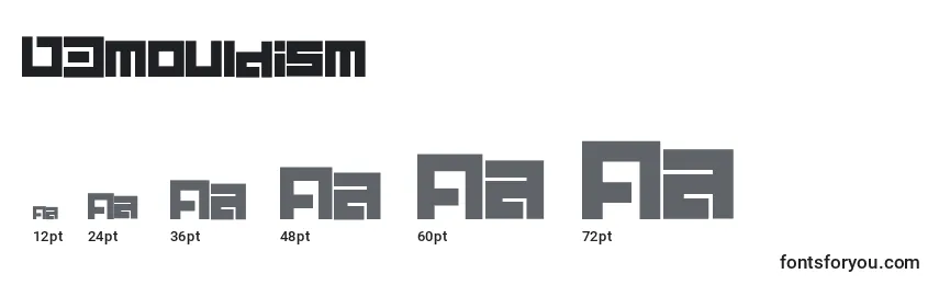 D3mouldism Font Sizes