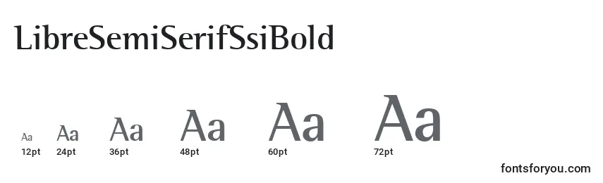 LibreSemiSerifSsiBold Font Sizes