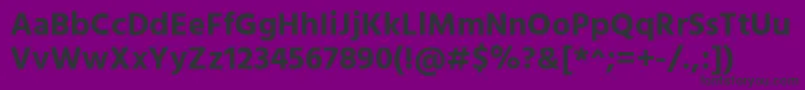 HindBold Font – Black Fonts on Purple Background