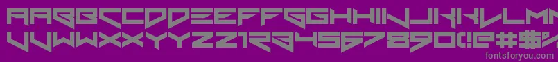 More about XerosTheorem Font XerosTheorem Font – Gray Fonts on Purple Background