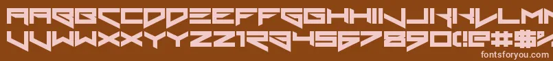Lisätietoja XerosTheorem-fontista XerosTheorem-fontti – vaaleanpunaiset fontit ruskealla taustalla