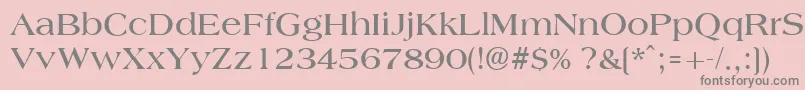 More about AmphionBold Font AmphionBold Font – Gray Fonts on Pink Background