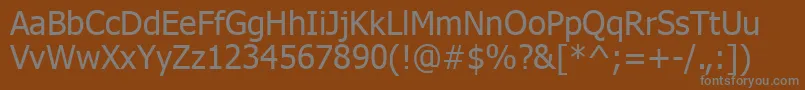 Шрифт Tahoma0 – серые шрифты на коричневом фоне