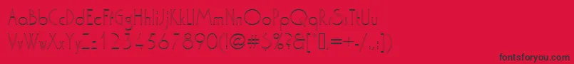 Washingtondextligou1 Font – Black Fonts on Red Background