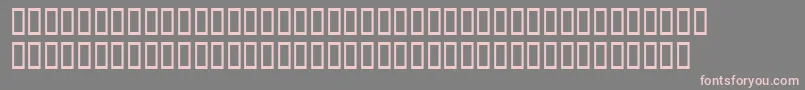 Doomed Font – Pink Fonts on Gray Background