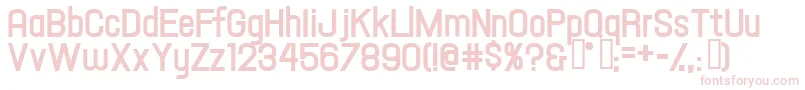 Hallandaletextbold-Schriftart – Rosa Schriften