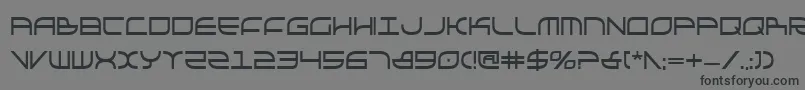 Шрифт GalgaboldCondensed – чёрные шрифты на сером фоне