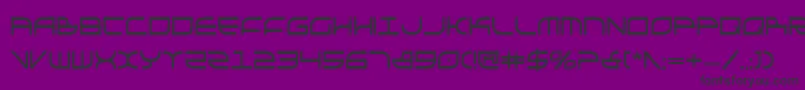 GalgaboldCondensed Font – Black Fonts on Purple Background