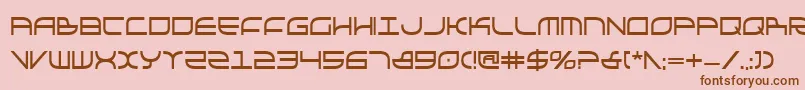 GalgaboldCondensed Font – Brown Fonts on Pink Background