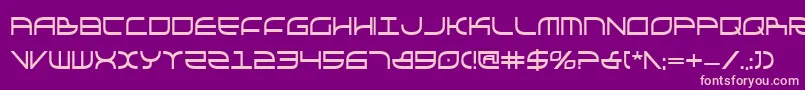 GalgaboldCondensed Font – Pink Fonts on Purple Background