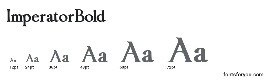 ImperatorBold Font Sizes