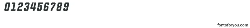fuente EvogriaItalic – Fuentes para números