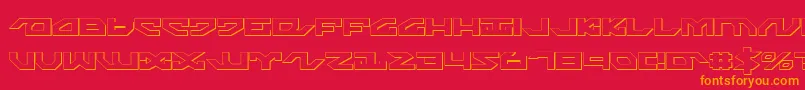 Подробнее о шрифте NightrunnerShadow Шрифт NightrunnerShadow – оранжевые шрифты на красном фоне