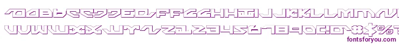 NightrunnerShadow-Schriftart – Violette Schriften