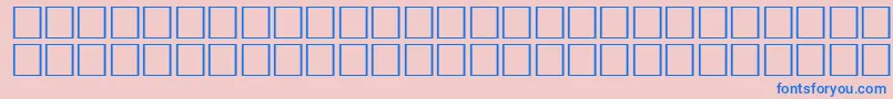 Шрифт ErmineRegular – синие шрифты на розовом фоне