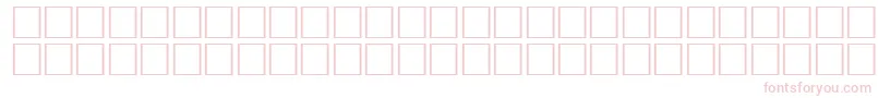 フォントErmineRegular – 白い背景にピンクのフォント