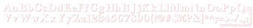 LongislandShadow Font – Pink Fonts
