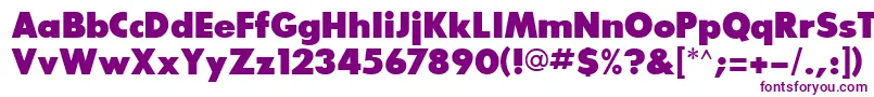 GlasnostextraboldRegular Font – Purple Fonts