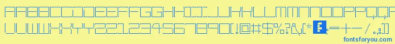 Weitere Informationen zur AmayaTechnical-Schriftart AmayaTechnical-Schriftart – Blaue Schriften auf gelbem Hintergrund