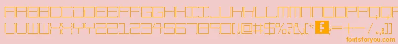 Weitere Informationen zur AmayaTechnical-Schriftart AmayaTechnical-Schriftart – Orangefarbene Schriften auf rosa Hintergrund
