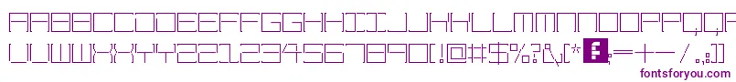 AmayaTechnical-Schriftart – Violette Schriften
