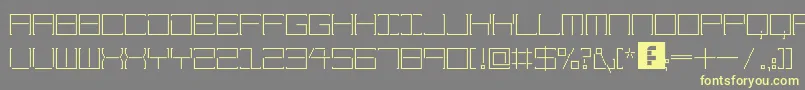 fuente AmayaTechnical – Fuentes Amarillas Sobre Fondo Gris