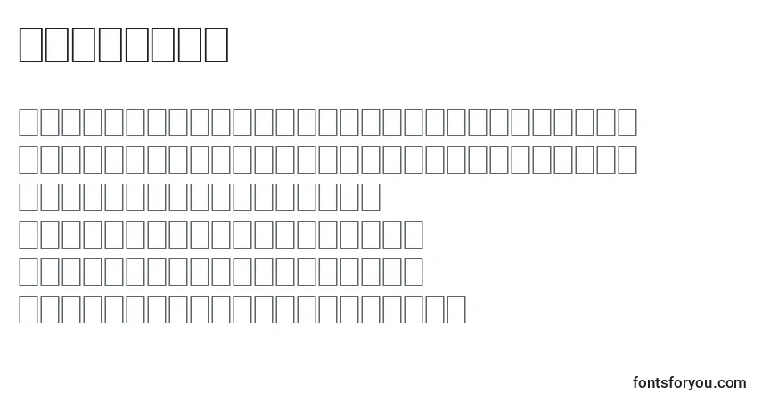 Wpco01nb Font – alphabet, numbers, special characters