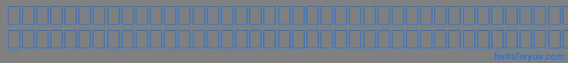 Шрифт Wpco01nb – синие шрифты на сером фоне