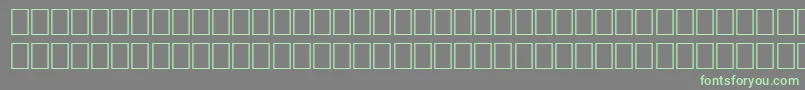 Шрифт Wpco01nb – зелёные шрифты на сером фоне
