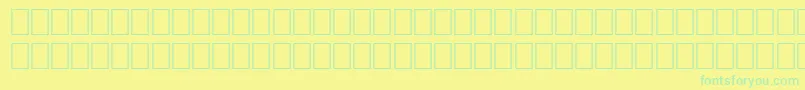 Шрифт Wpco01nb – зелёные шрифты на жёлтом фоне