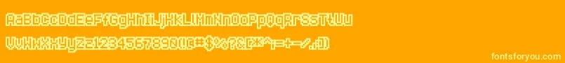 Más sobre la fuente Savior2 fuente Savior2 – Fuentes Amarillas Sobre Fondo Naranja