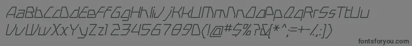 Swerveli Font – Black Fonts on Gray Background
