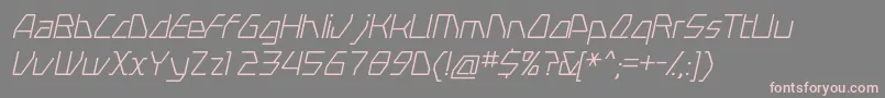 Swerveli Font – Pink Fonts on Gray Background