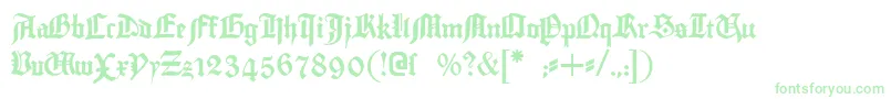 Gutenbergtextura Font – Green Fonts