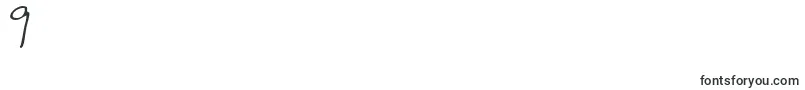 Jayneprintyoff Font – Fonts for Digit 9